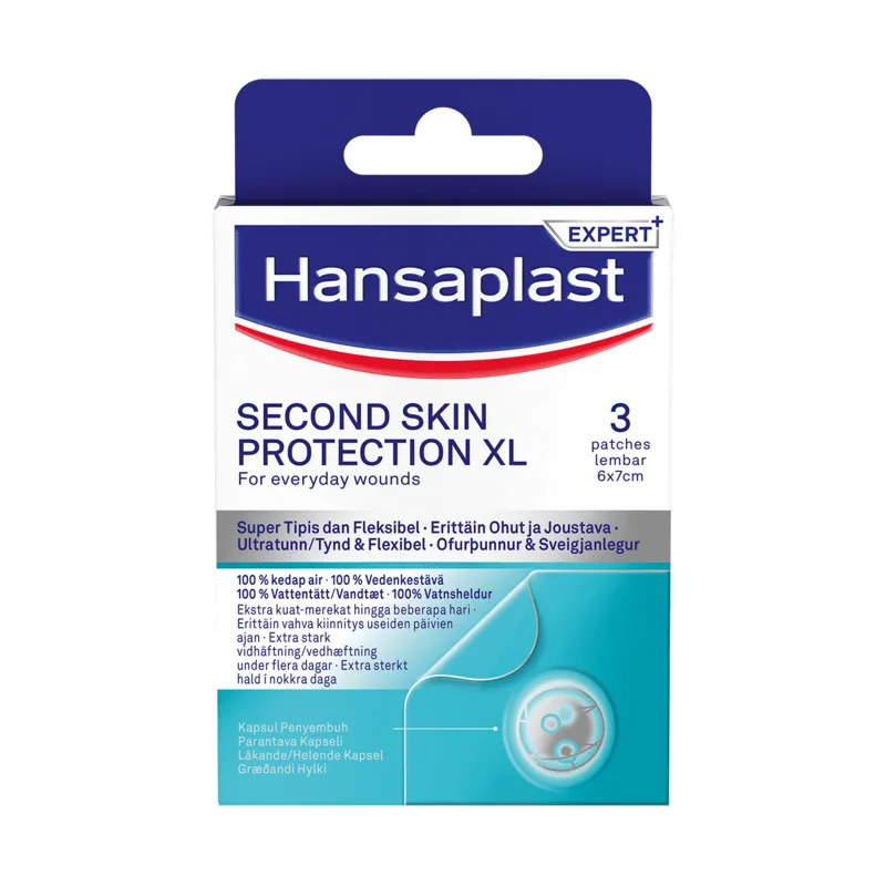 Hansaplast Second Skin XL 3 Strips 3 st