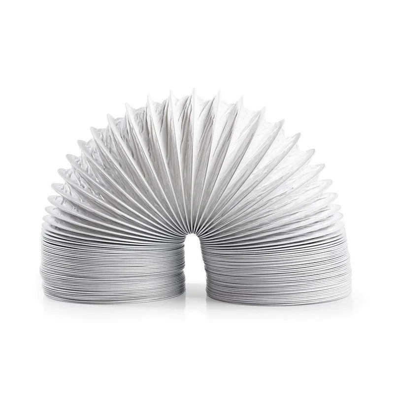 Luft Utloppsslang PVC | 100 mm | 1.50 m | Passar till: Air Ventilation / Tumble Dryers | Vit