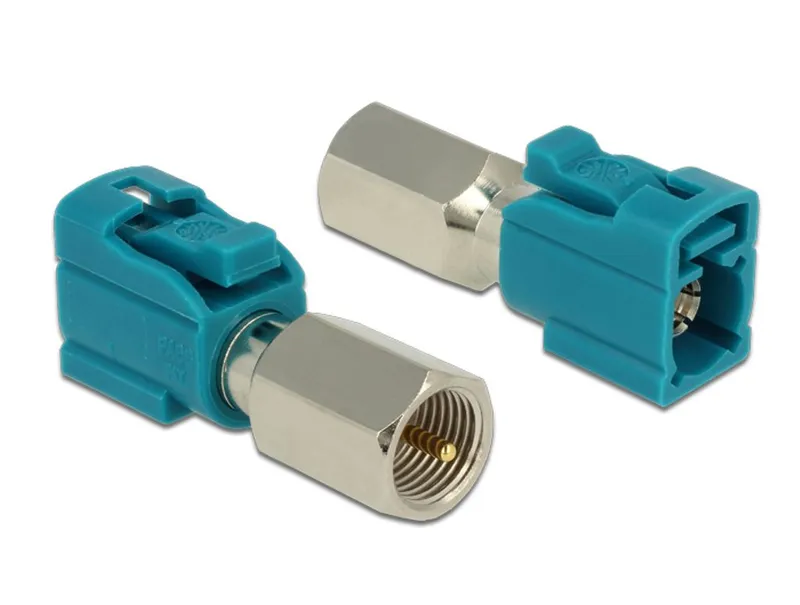 Delock Adapter FAKRA Z hona till FME hane - Blå