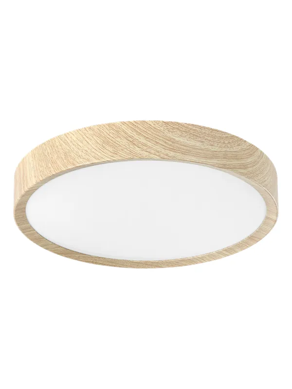 Eglo Musurita Tak Ø340 Träfärgad/Vit