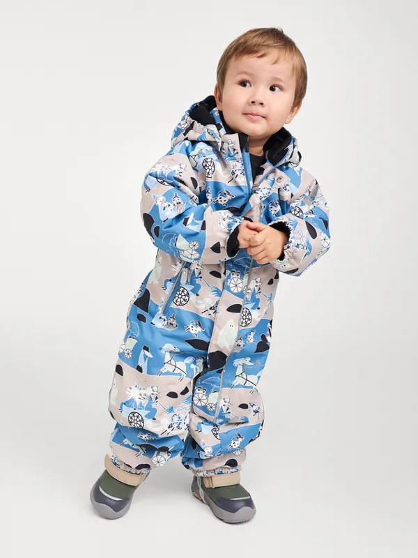 Reima Moomin Puhuri Vinteroverall, Blue Ocean, 80