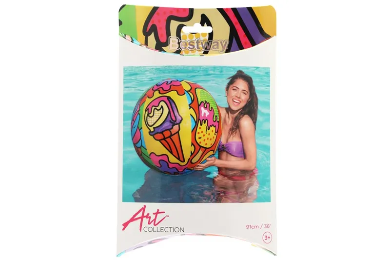 - Stor Badboll, Strandboll - Ø 91 cm