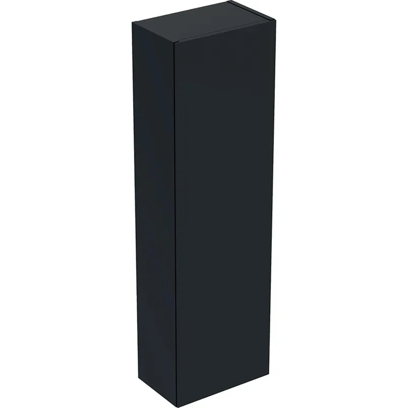 Ifö Elegant Halvhögskåp 1 dörr, 3 hyllor, svart matt