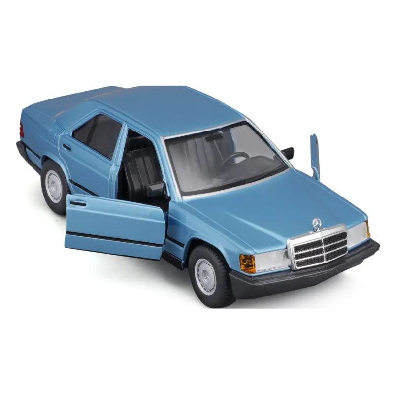 Mercedes-Benz 190 E 2.6 – W201 – Blå – Bburago – 1:24