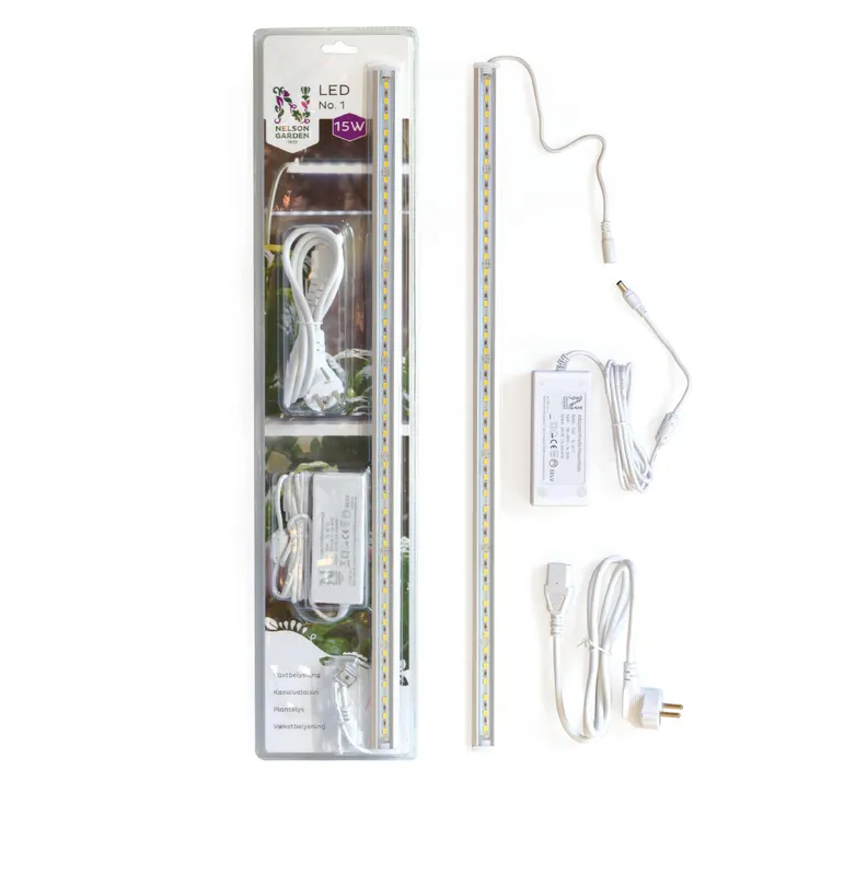 Nelson Garden No.1 LED-växtbelysning 15 W, 60 cm, med adapter