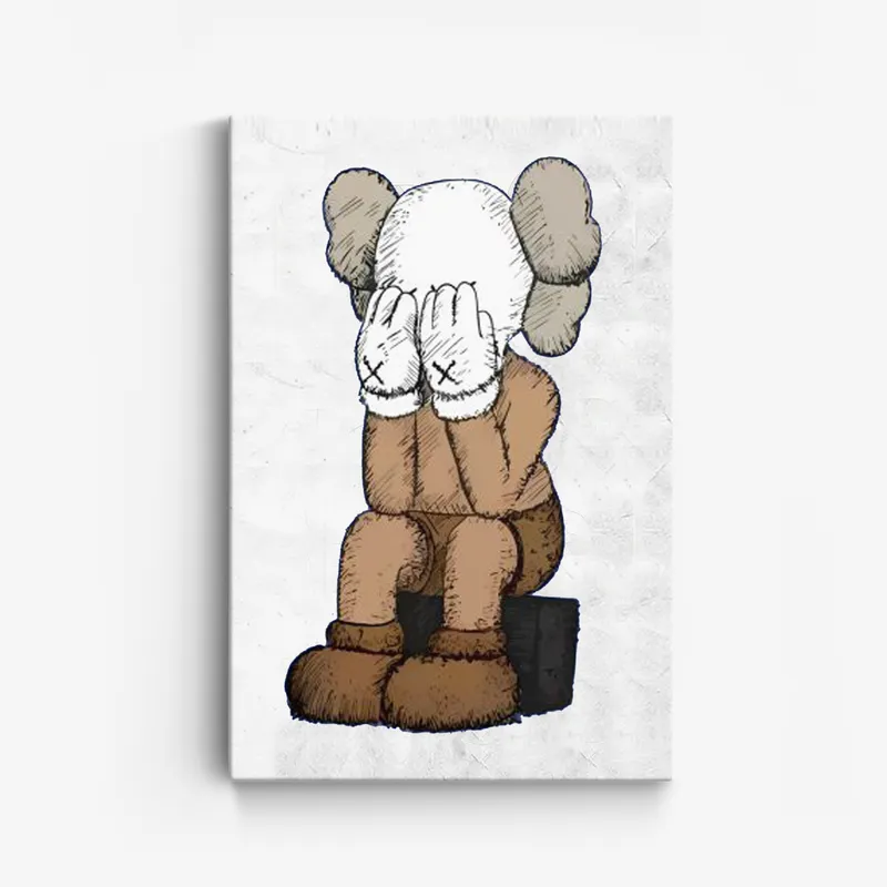 Canvas – Kaws / Brun