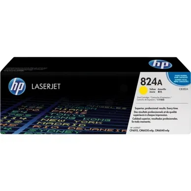 HP 824A gul original LaserJet tonerkassett