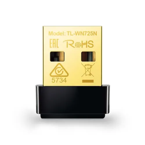 TP-LINK TL-WN725N Mini WiFi nätverksadapter USB - Svart