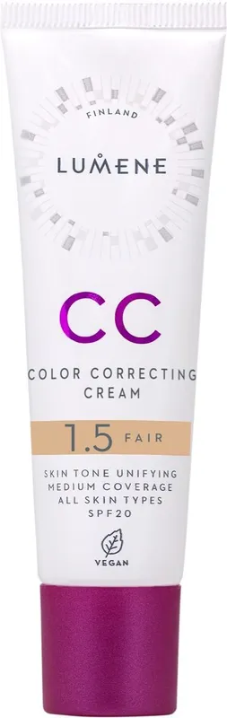 Lumene CC Color Correcting Cream SPF20 Fair - 30 ml