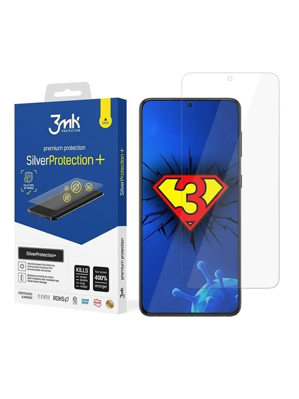 3mk Galaxy S21 5G Plastfilm skärmskydd Silver Protection+