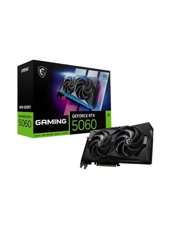 MSI GeForce RTX 5060 GAMING OC - 8GB GDDR7 RAM - Grafikkort