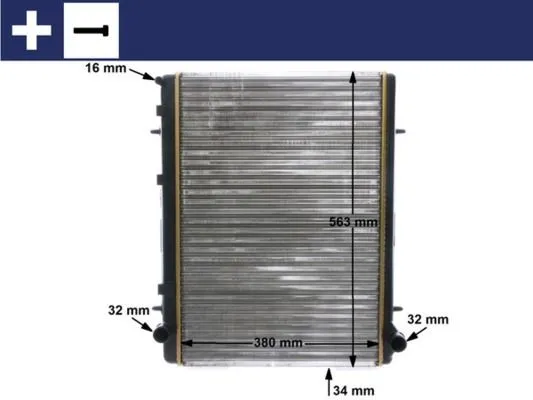 Kylare MAHLE CR 2033 000S