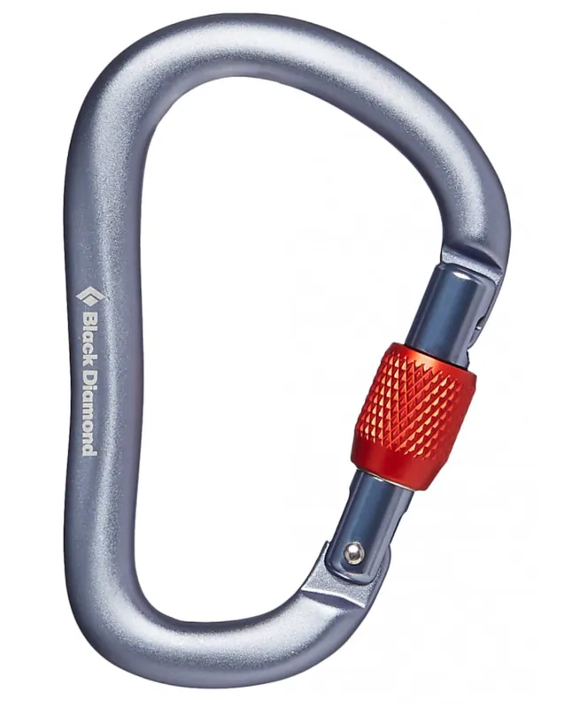 Black Diamond RockLock Screwgate Carabiner Gray