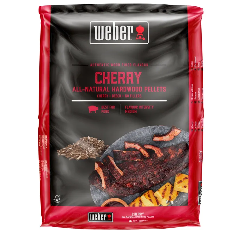 Weber, Träpellets - Körsbär 8kg