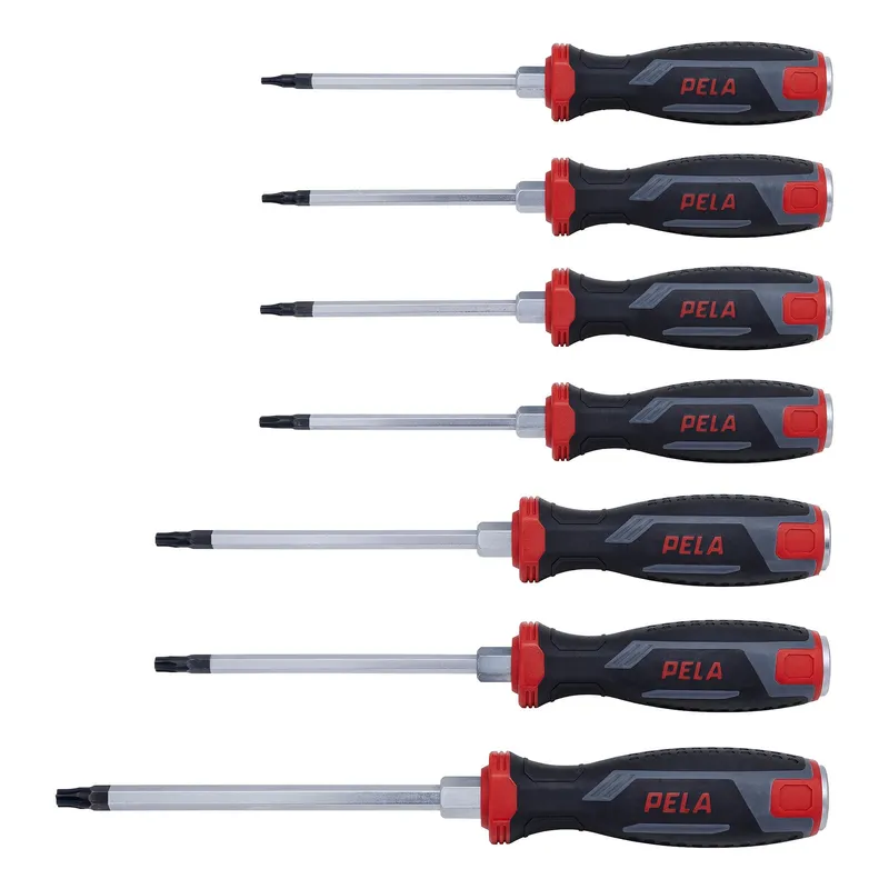 PELA 549457 Skruvmejselsats torx, 7 delar