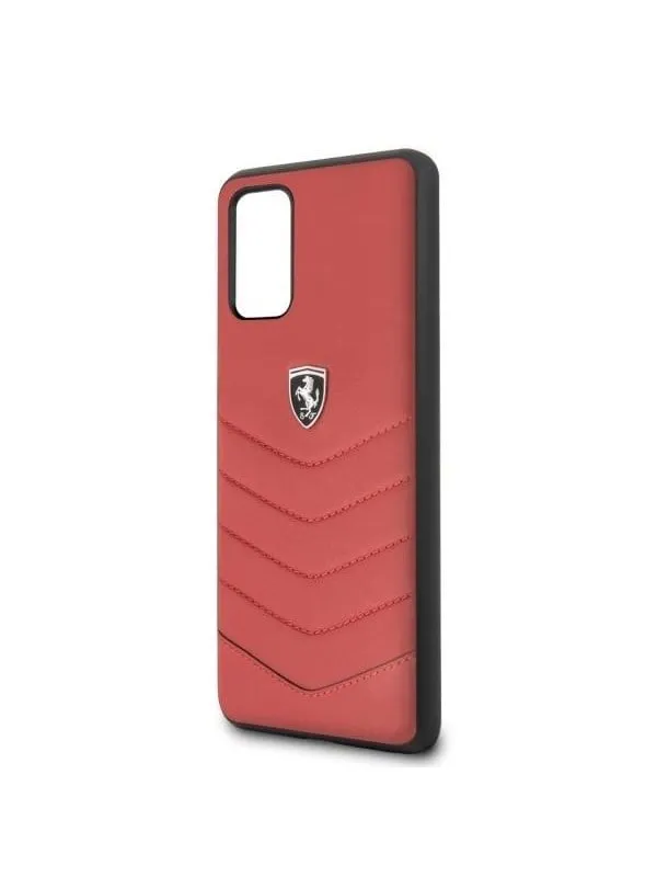 Ferrari Heritage Quilted Case for Samsung Galaxy S20+ – Red