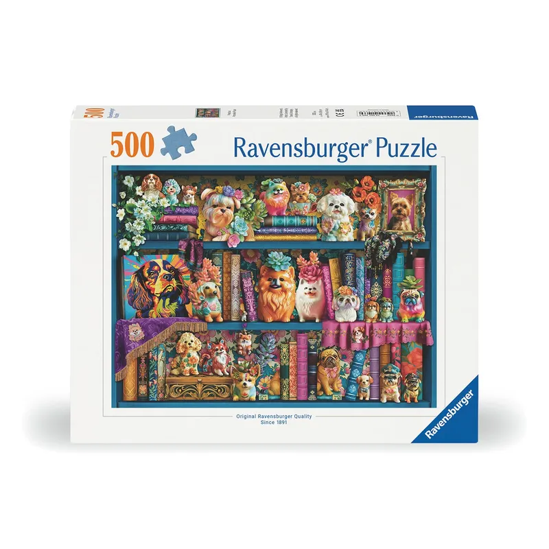 Precious Porcelain Pups Pussel 500 bitar, Ravensburger