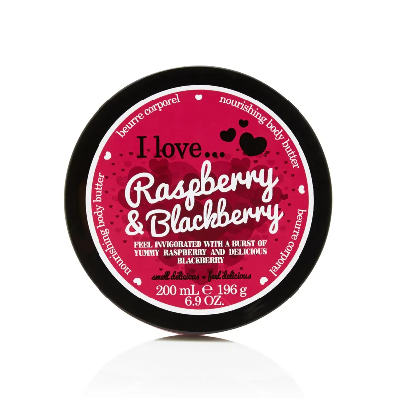 I Love Raspberry & Blackberry Nourishing Body Butter - 200 ml