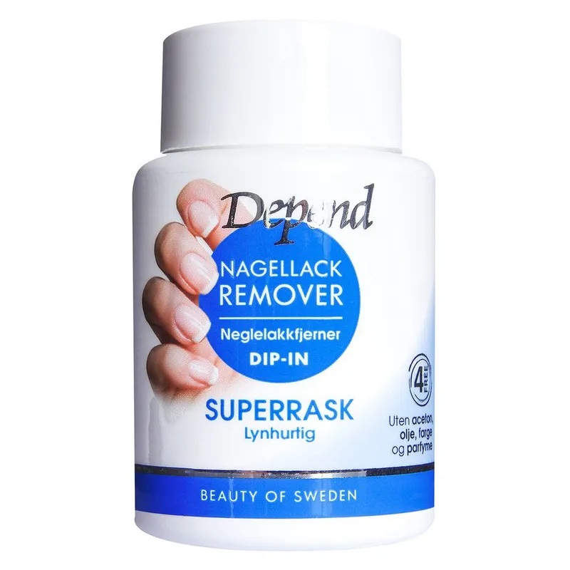 Depend Dip-in Nagellackreomver Supersnabb 75 ml