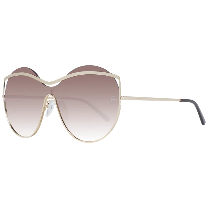 Ana Hickmann Monoglas Solglasögon i Guld #4144