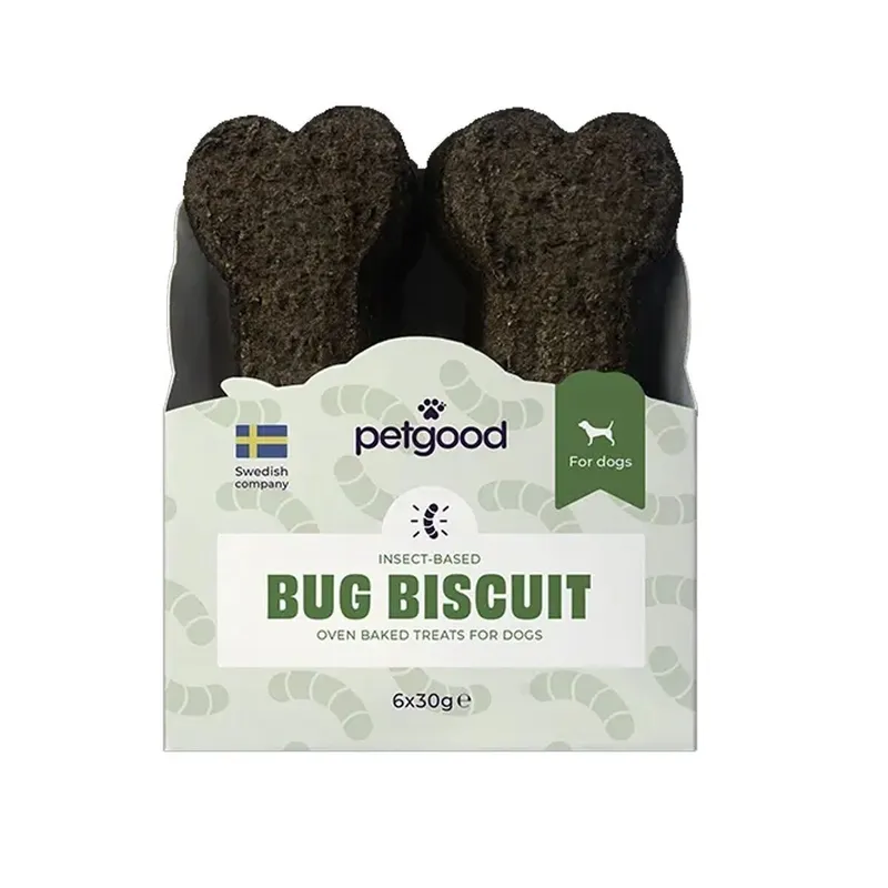 Petgood Biscuits Hundkex med Insektsprotein 6×30 g