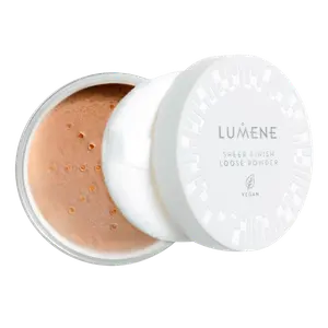 Köp 2 få 25% | Lumene Sheer Finish Loose Powder Translucent Medium Deep 8 g
