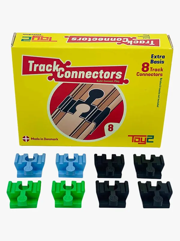 Toy2 Track Connectors - 8 st. - Basic Kontakter