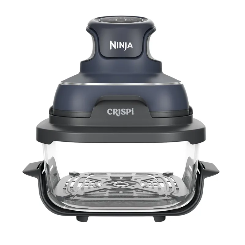 Ninja CRISPi Single 3,8 l 1700 W Varmluftsfritös Blå, Grå, Transparent