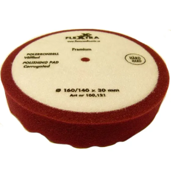 Flexxtra 100121 Polerrondell Våfflad Hård, 160 mm