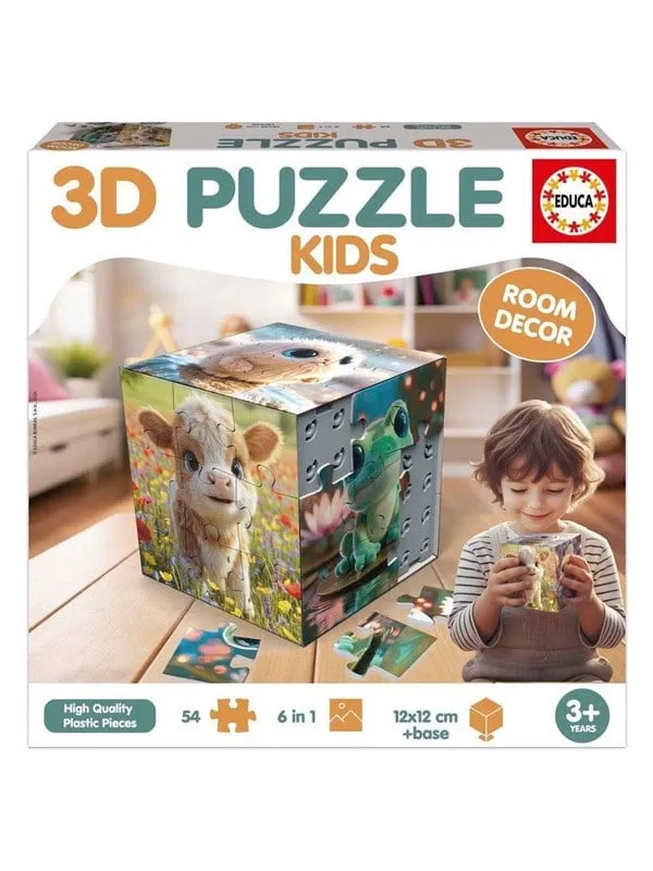 Educa 3D Puzzle Kids Baby Animals 3D pusselspel