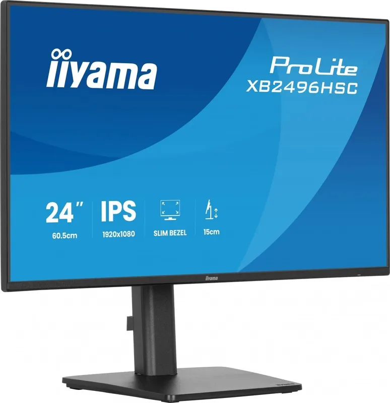 24″ iiyama ProLite XB2496HSC - 1920×1080 (FHD) - 144Hz - IPS - 65W USB-C