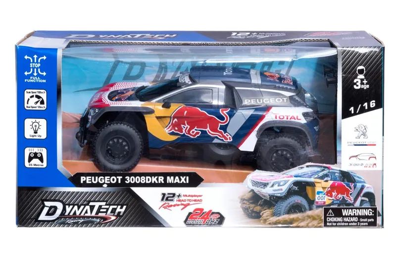 Radiostyrd Peugeot 27 cm – Red Bull