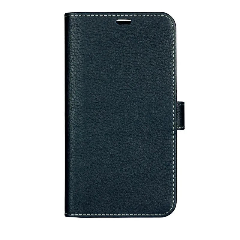Onsala Collection äkta läder Plånboksfodral iPhone XS / X – Marinblå
