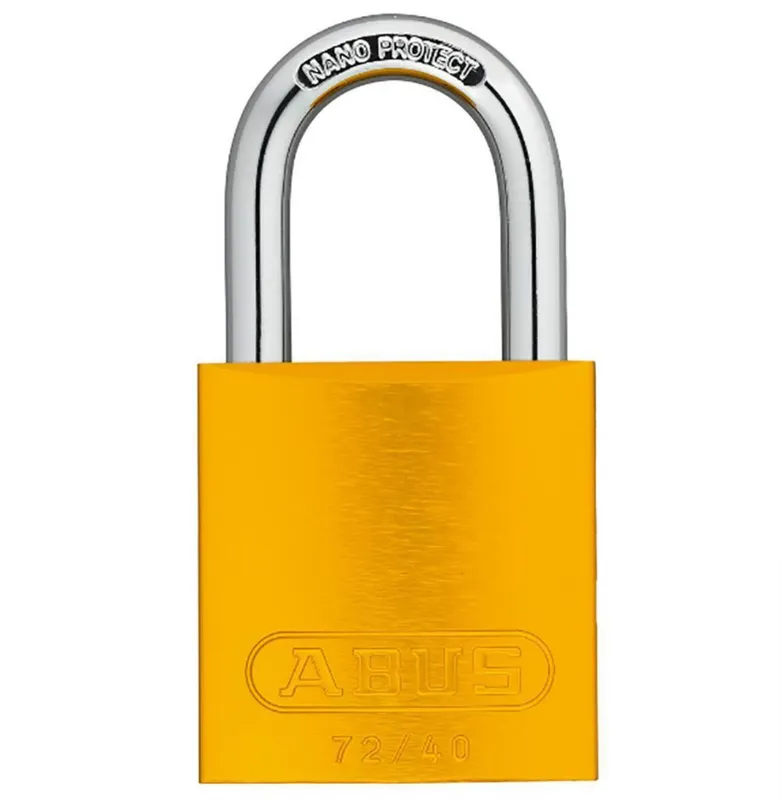 ABUS 72/40 Hänglås 74 x 39 mm, härdad bygel Gul