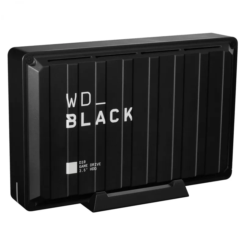 WD_BLACK D10 Game Drive WDBA3P0080HBK – Hårddisk – 8 TB – extern (portabel) – USB 3.2 Gen 1 – 7200 rpm – svart