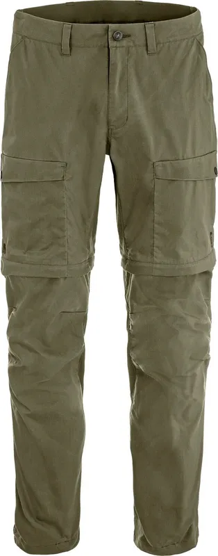 Fjällräven Men’s Abisko Hybrid Trail Trousers Zip-Off Laurel Green (#6503)