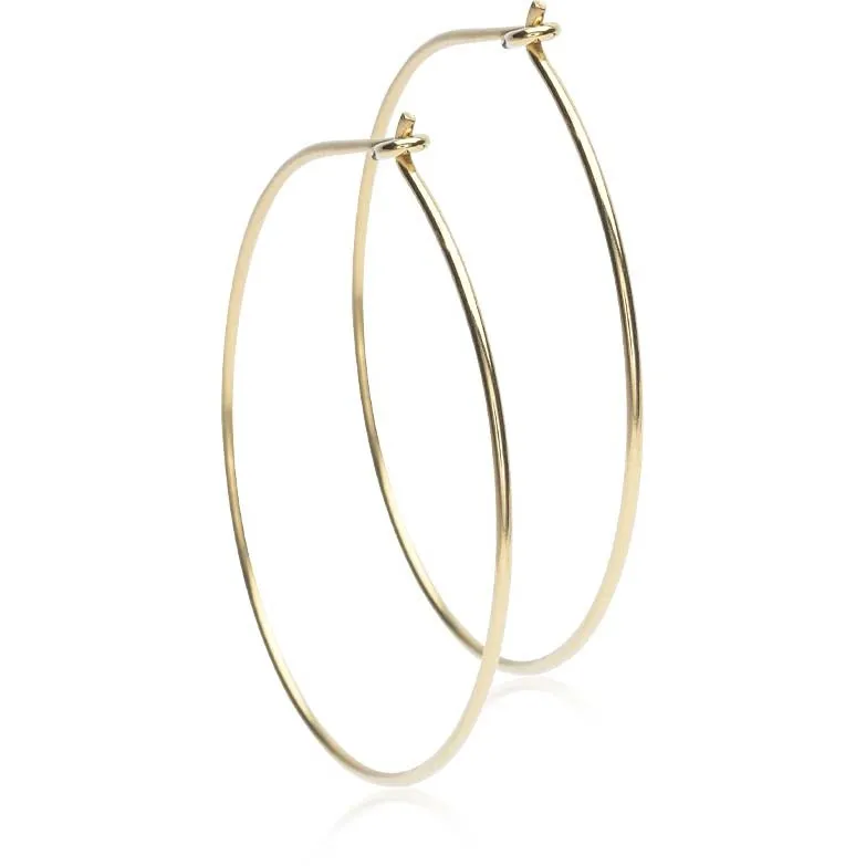 Blomdahl Golden Titanium Ear Ring 30 mm