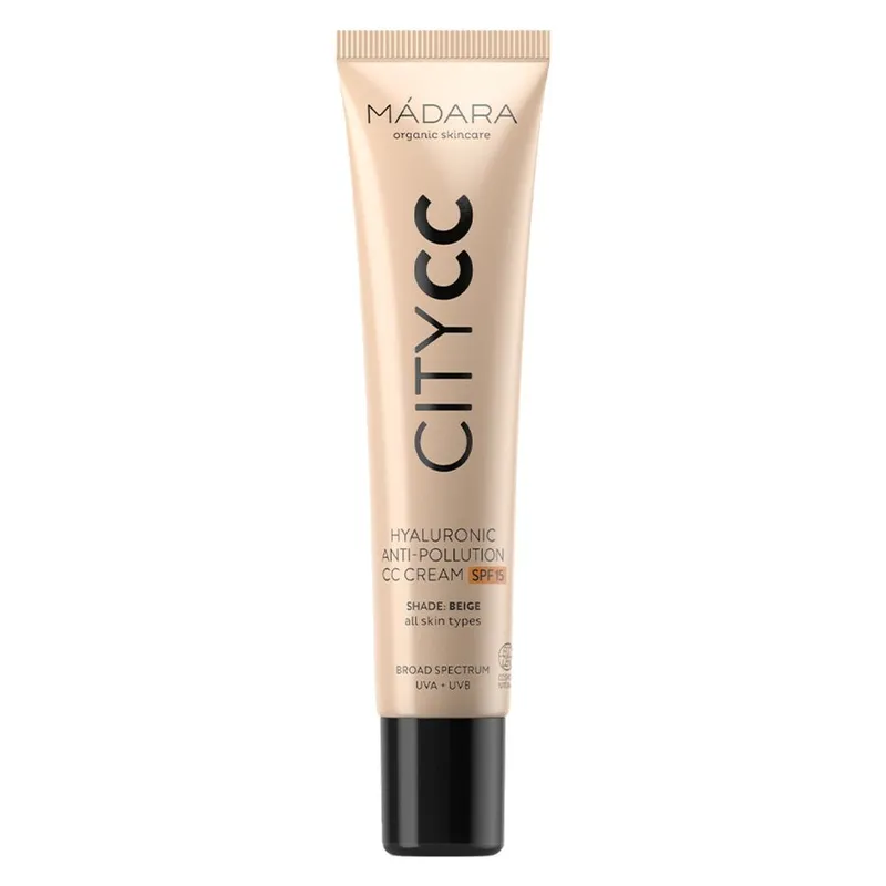 Mádara Skincare City CC Hyaluronic Anti-Pollution Cc Cream Spf 15 Beige