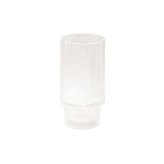 Räfflad latteglas CHiATO, 320 ml