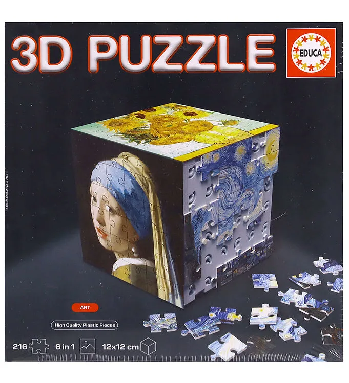 Educa 3D Pussel - 216 Delar - Kub Art