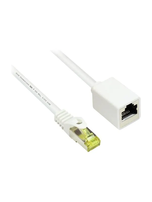 Alcasa electronik Good Connections RNS patch extension cable - 1 m - white - Vit - 1m