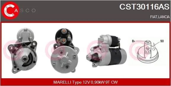 Startmotor CASCO CST30116AS