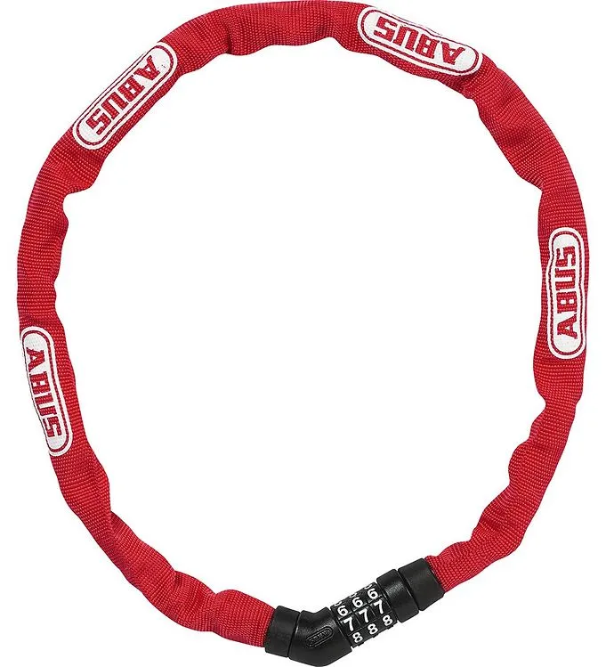 Abus Kedjelås - 4804C - 75 cm - Röd