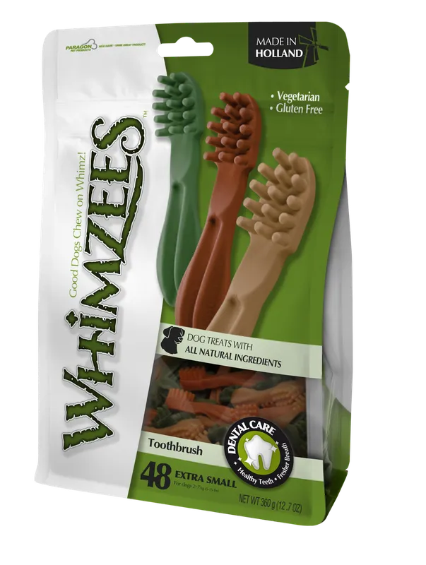 Tuggben Whimzees Toothbrush Star XS 48 st 360 g