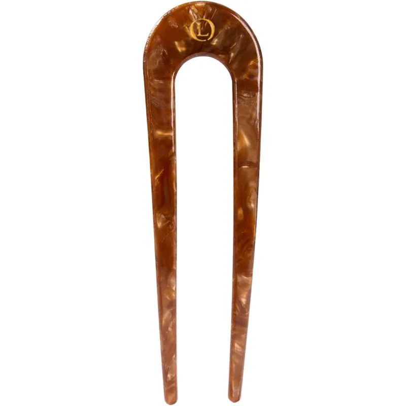 Lenoites Eco-friendly French Hair Pin Cocoa Brown – 1 pcs