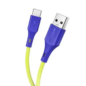 BW-TC14 - USB-Typ-C 3A Kabel 1m - Limegrön