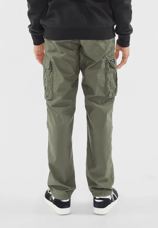 Vintage Industries Reef cargobyxor - regular fit Oliv (#2232)