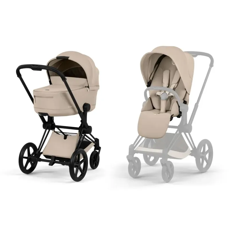 Cybex Priam 2026 Duovagn Matt Black/Cozy Beige