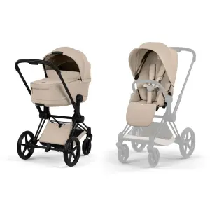Cybex Priam 2026 Duovagn Matt Black/Cozy Beige
