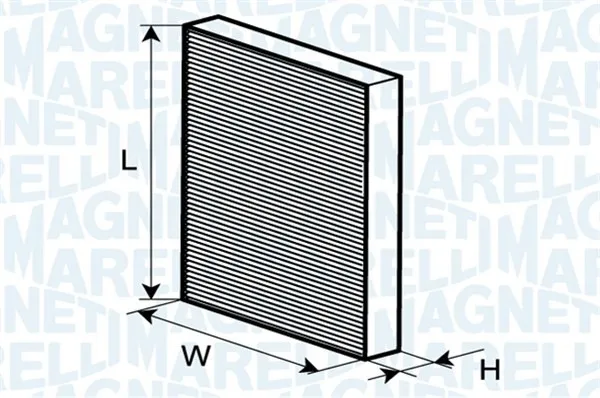 Kupéfilter MAGNETI MARELLI 350203061220